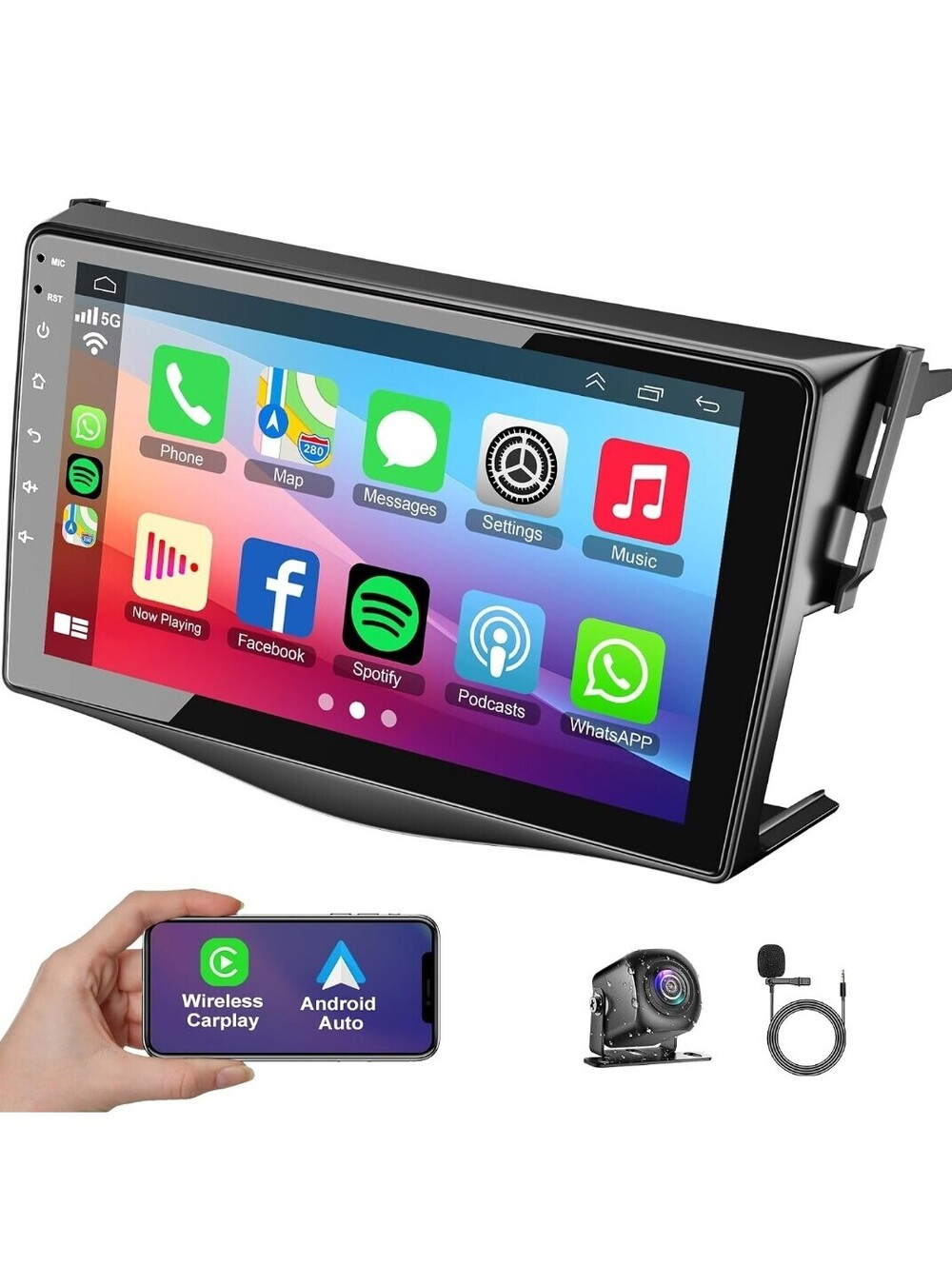 2007-2012 Toyota RAV4 Android 13 Car Stereo – 9" Touchscreen, 4+64GB